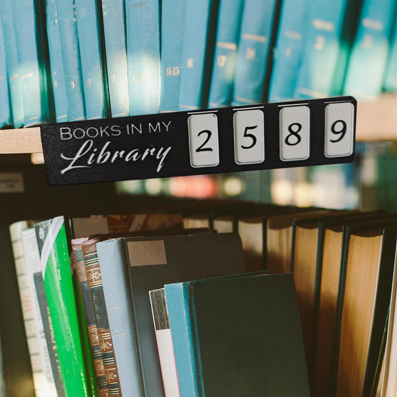 Home Office Bookshelves - Bookshelf Counter Bookish Decor Sign BookNook