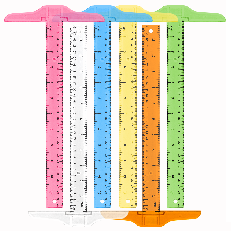 Home Office Student - 1Pc T-shaped Double Side Scale Ruler