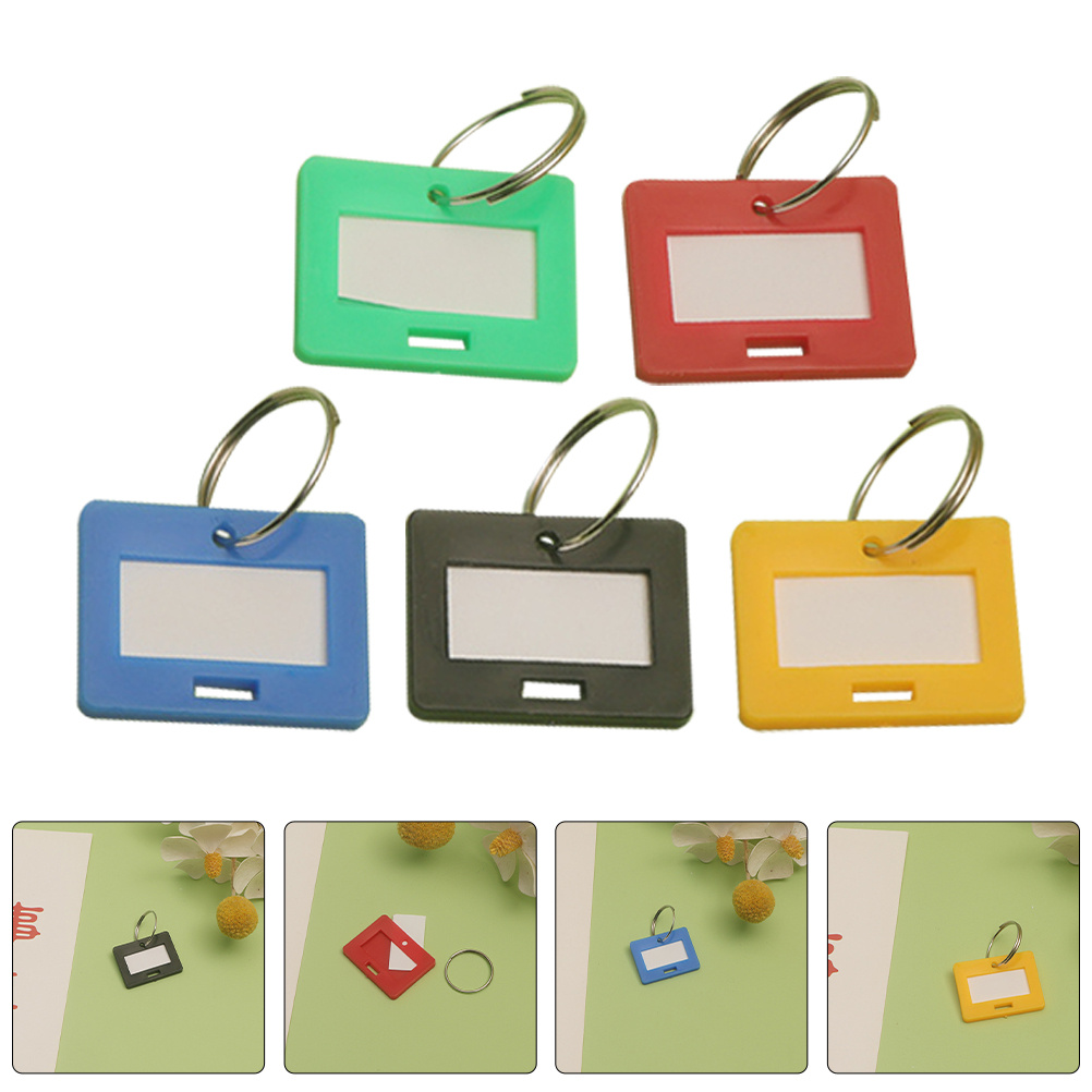 Home Office Number - 50pcs Key Ring Label Tags Metal