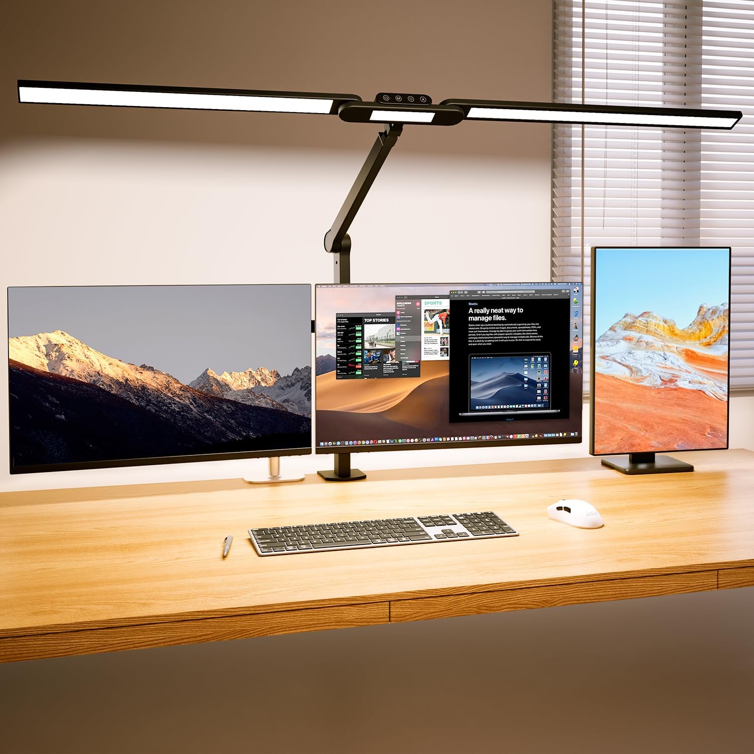 Home Office Desks - 24W Ultra Bright LED Architect Desk
