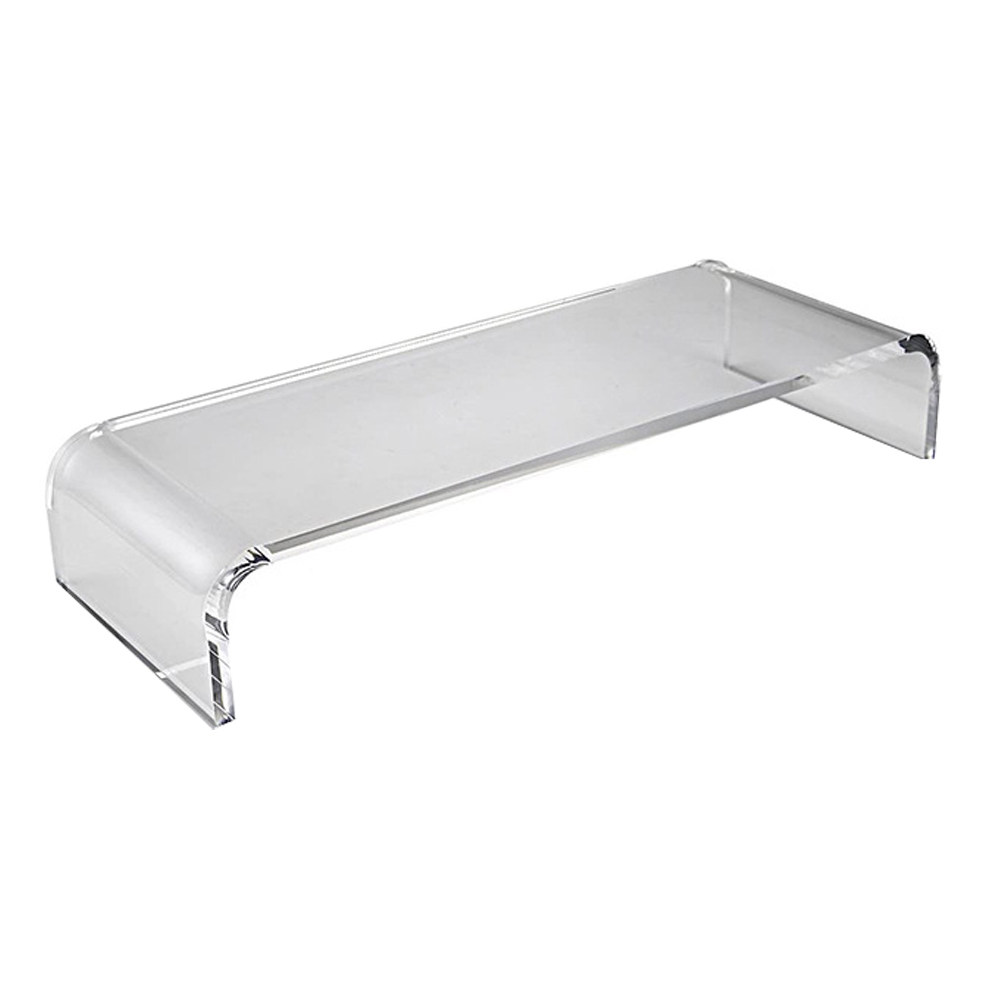 Home Office With View - Acrylic Computer Monitor Stand Riser Desktop