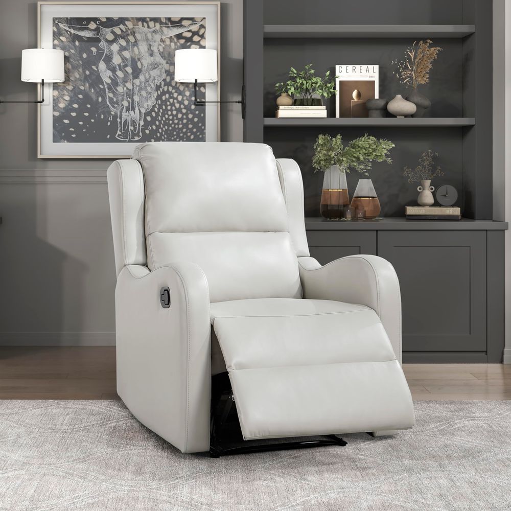 Home Office With Sofa - Manual Recliner Chair, Reclining Sofa Chair,