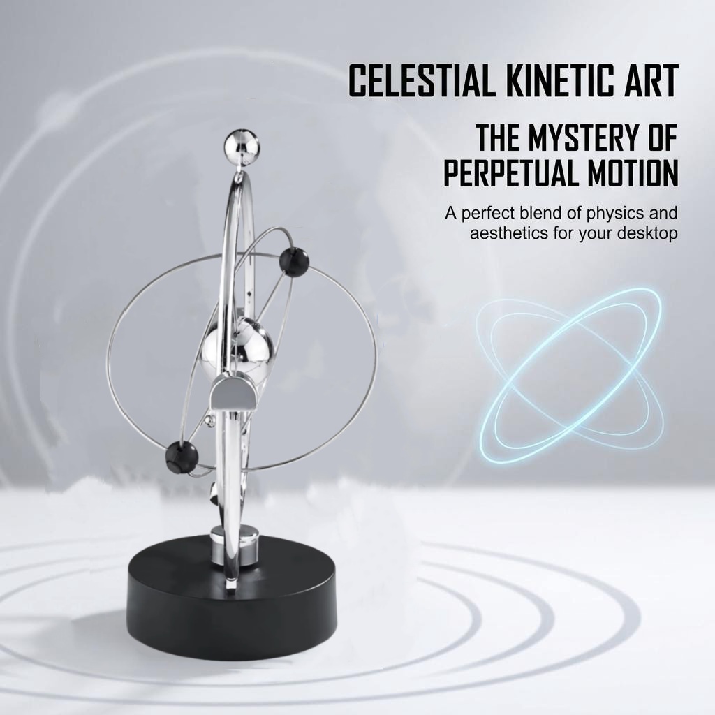 Home Office Desk Ideas - Celestial Eternal Motion Pendulum Newton Pendulum