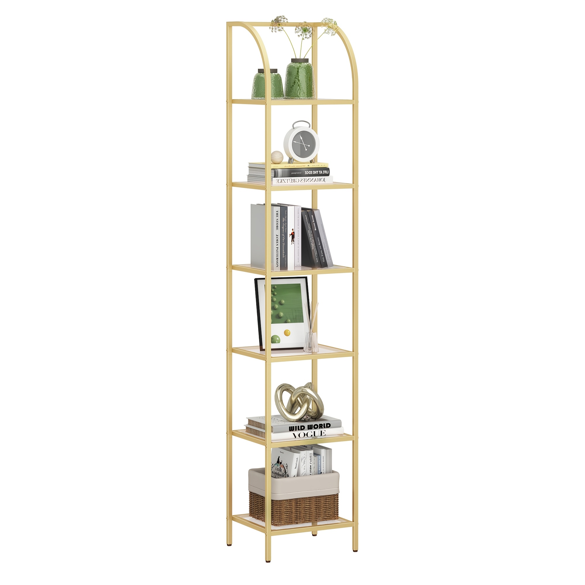 Bookcase Bookshelf, Tempered G - Home Office Bookshelves avaliação e preço