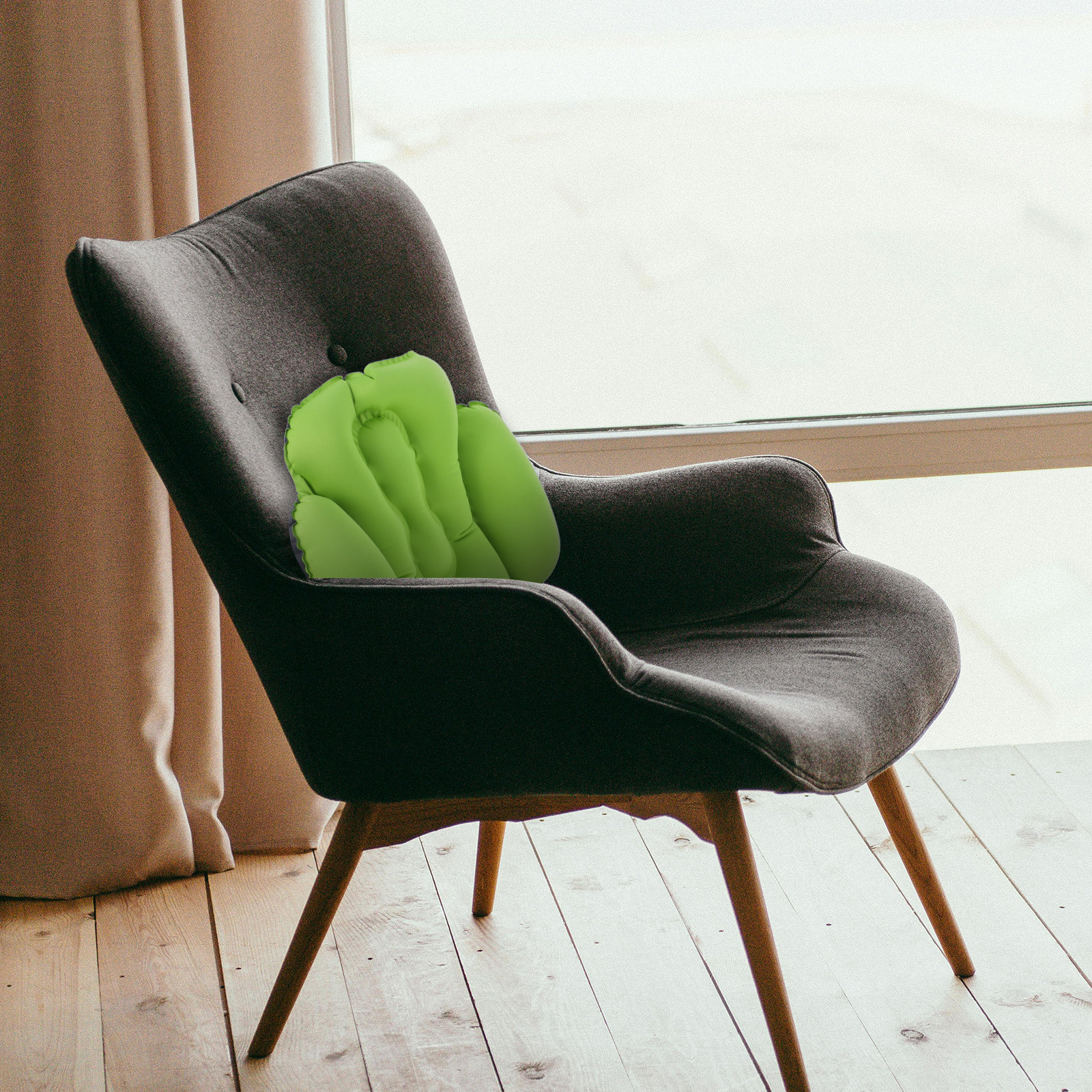 1Pcs Ergonomic Inflatable Wais - Home Office With Sofa avaliação e preço