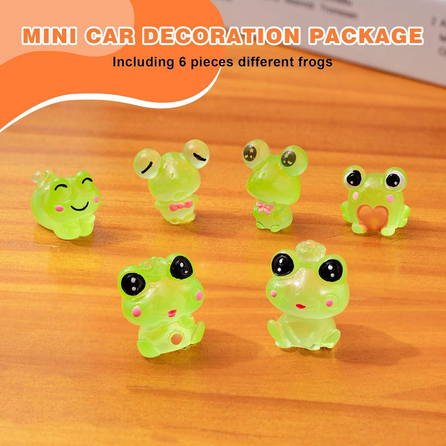 6PCS Fun Luminous Frog Car Das - Home Office With View avaliação e preço
