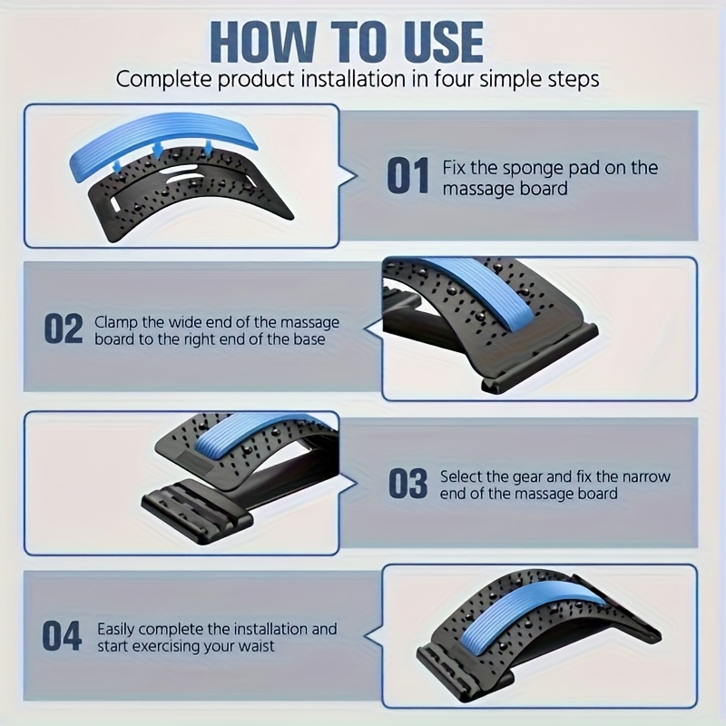 3-Level Back Stretcher Posture - Home Office Gear avaliação e preço