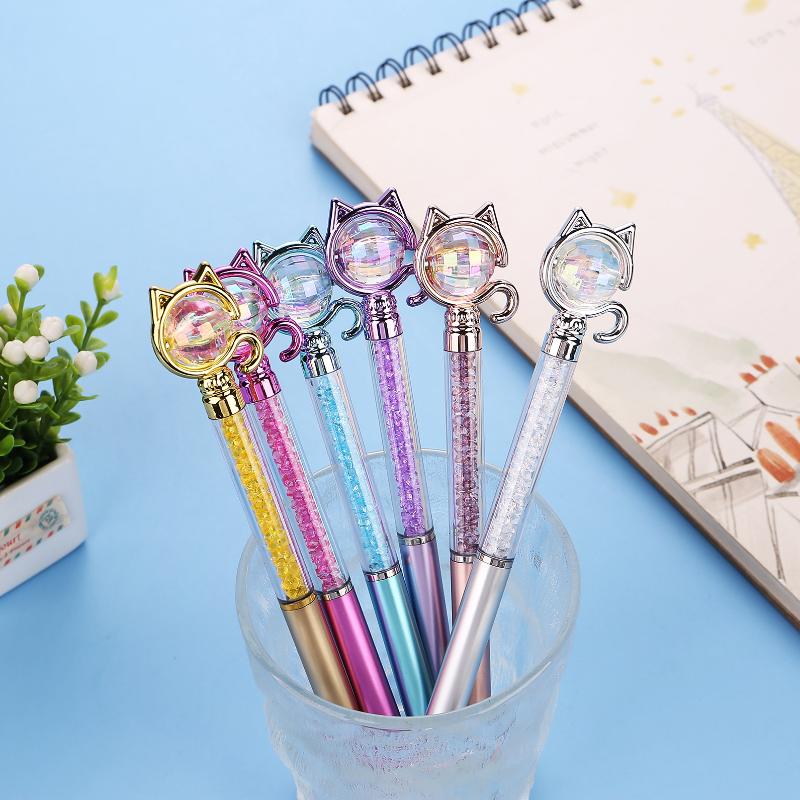 2Pcs Rhinestone Pen Cute Stati - Home Office Student avaliação e preço