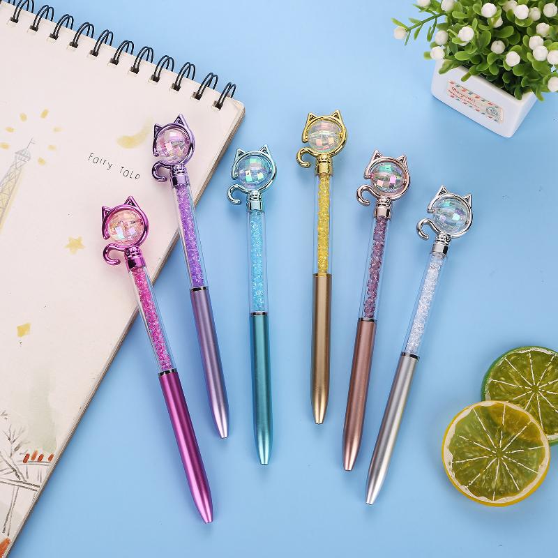 2Pcs Rhinestone Pen Cute Stati - Home Office Student avaliação e preço