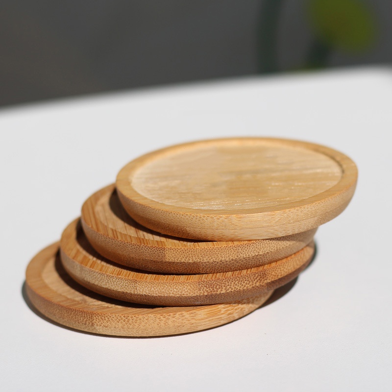 Heat Insulation Bamboo Coaster - Desktop Organizer Bamboo avaliação e preço