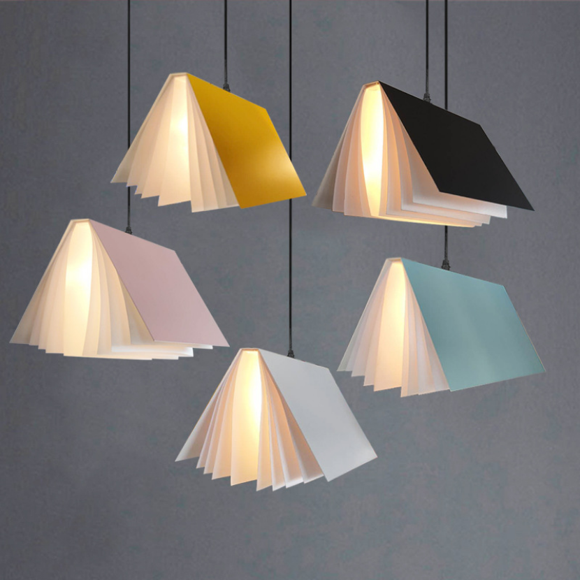 Novelty Pendant Lights Book De - Home Office Library avaliação e preço
