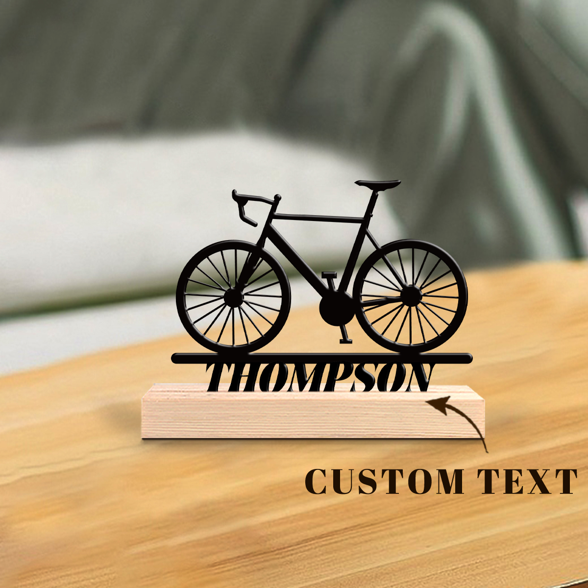 1Pc Csutom Mountain Bike Woode - Home Office Art avaliação e preço