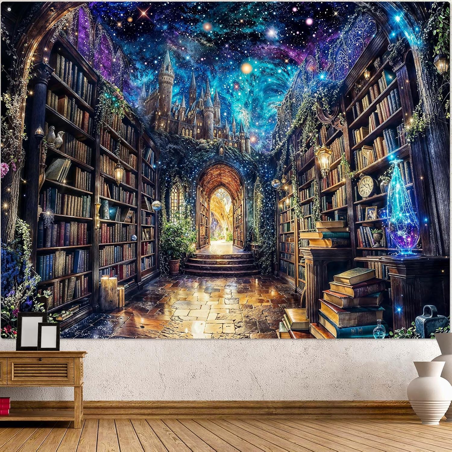 Magic bookshelf library tapest - Home Office Library avaliação e preço