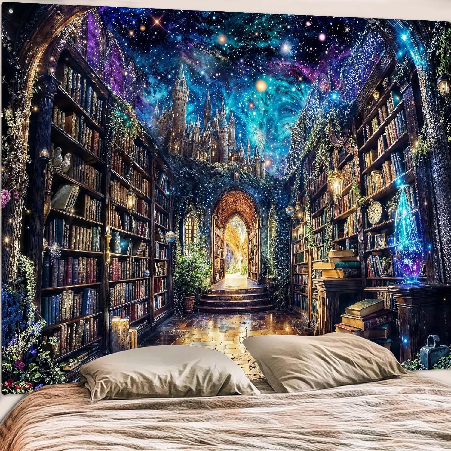 Magic bookshelf library tapest - Home Office Library avaliação e preço