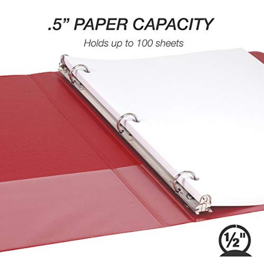 0.5 Inch 3 Ring Binders Econom - Home Office With View avaliação e preço