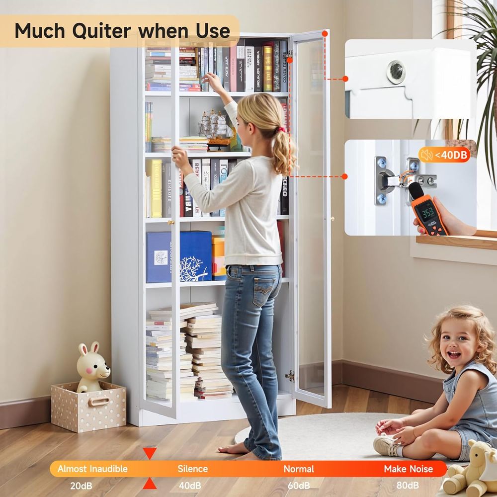 70.87 Tall Metal Bookshelf, 5- - Home Office Bookshelves avaliação e preço