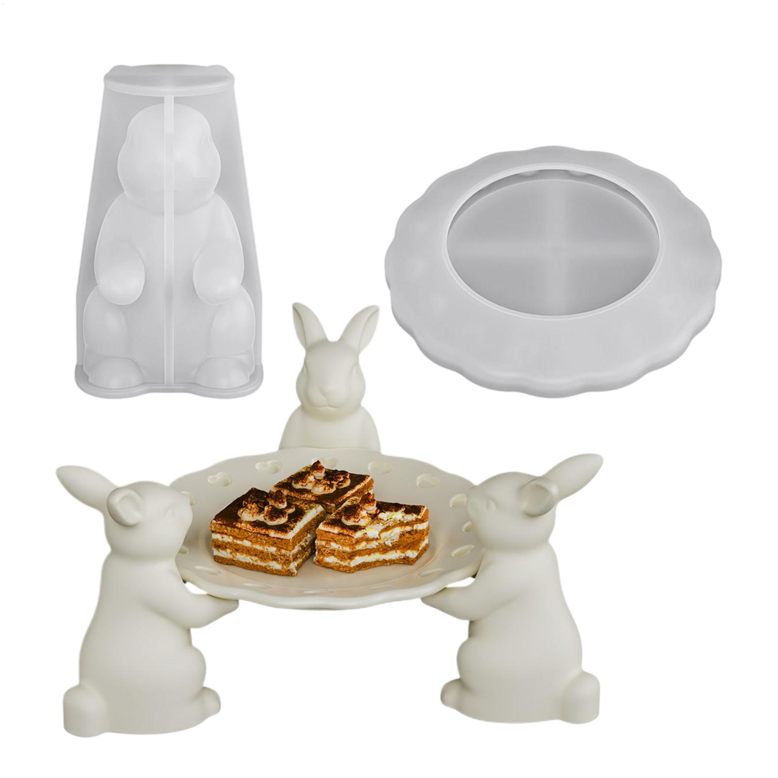 Bunny Tray Mold 3D Cute Silico - Home Office Gear avaliação e preço