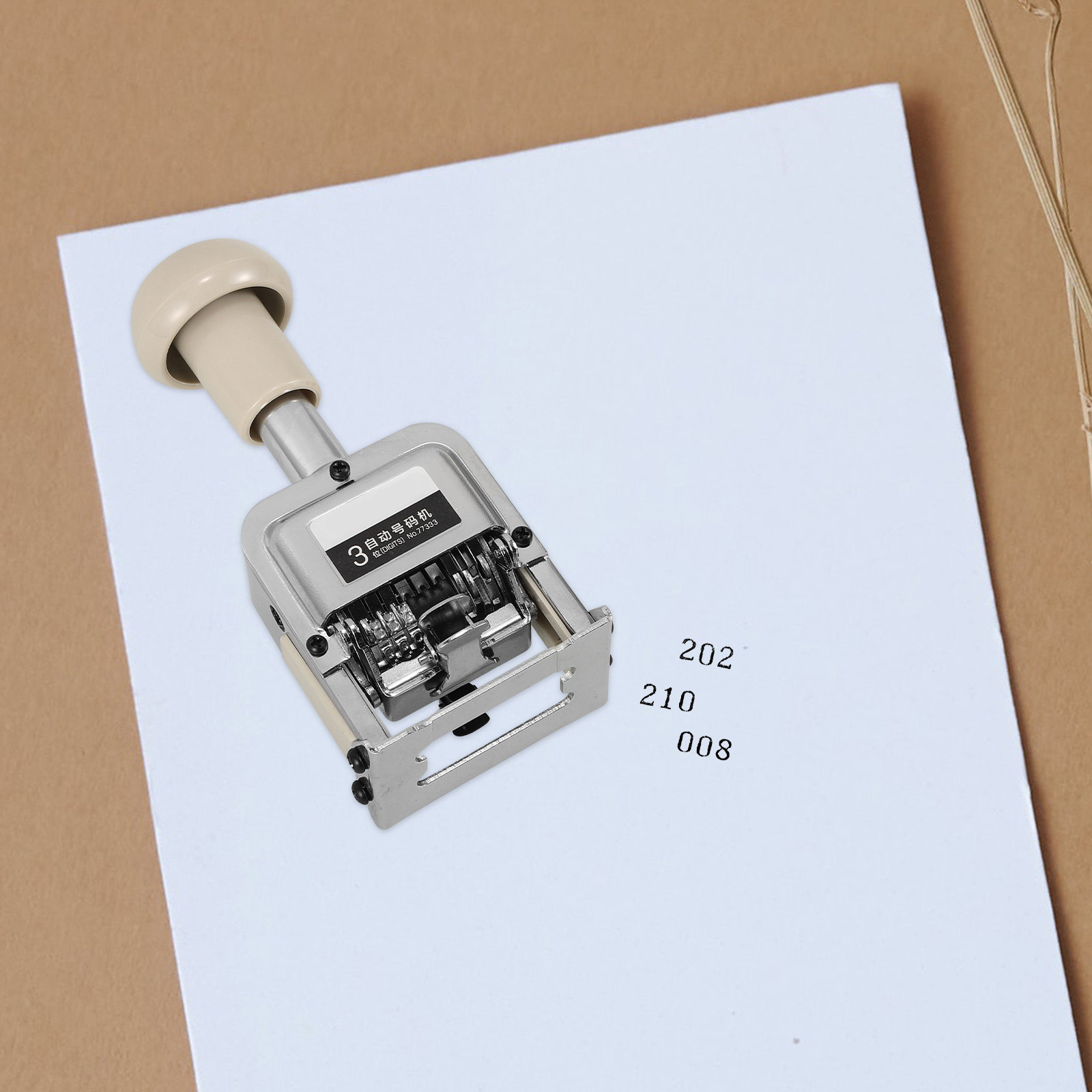 Automatic Number Stamp Portabl - Home Office Number avaliação e preço