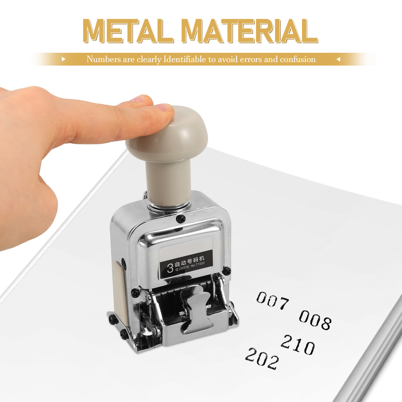 Automatic Number Stamp Portabl - Home Office Number avaliação e preço