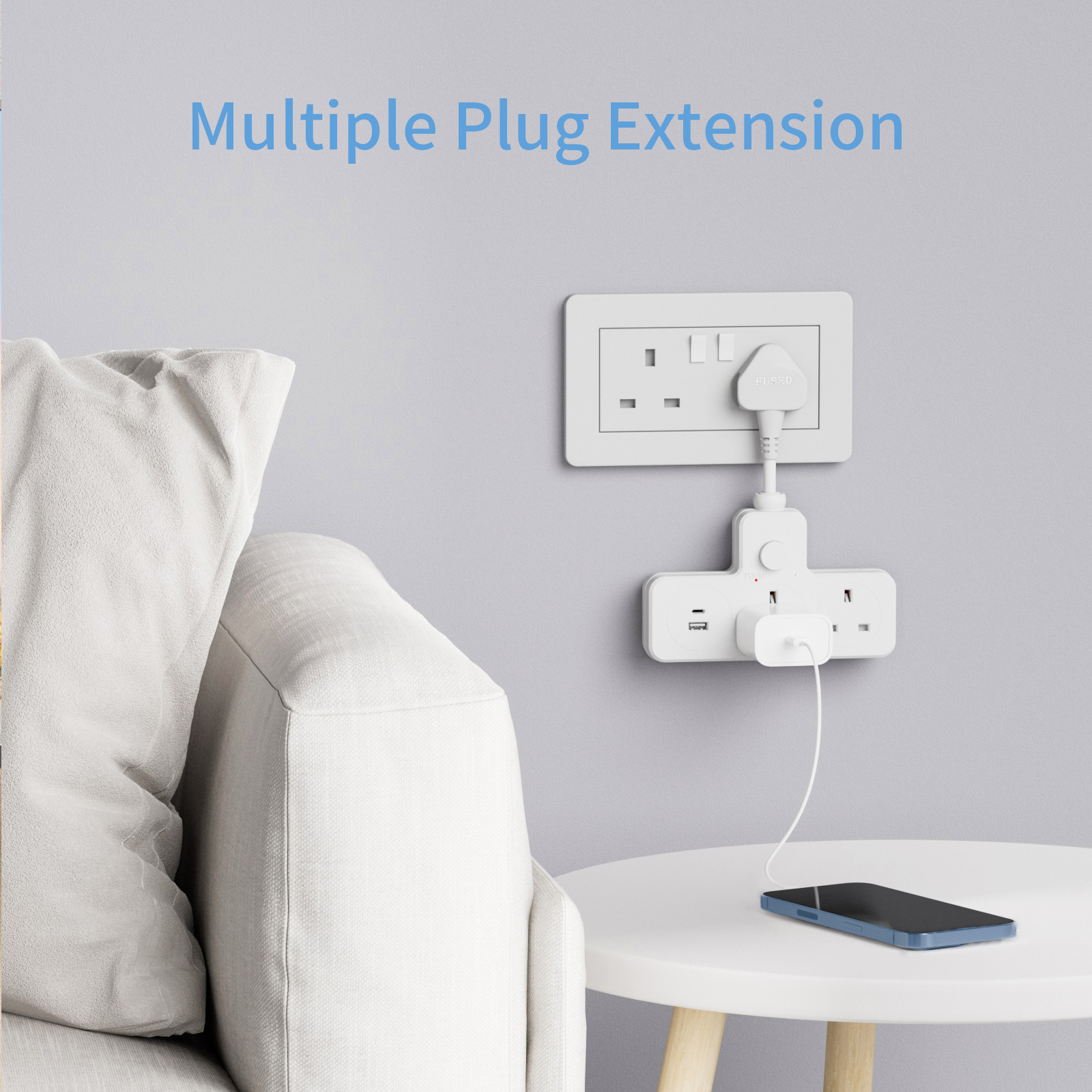 UK Power Plug Wall Outlet 13A  - Home Office Of Uk avaliação e preço