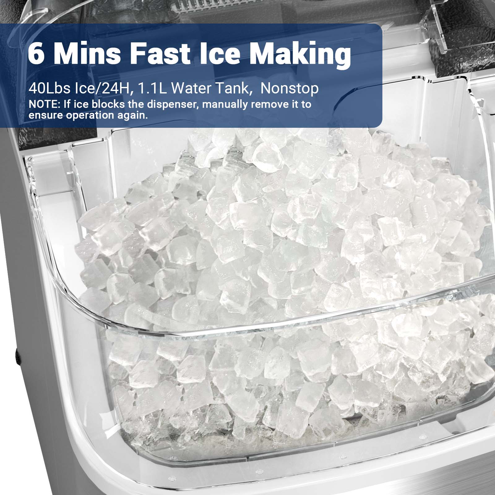 Nugget ice Maker countertop, S - Home Office Gear avaliação e preço