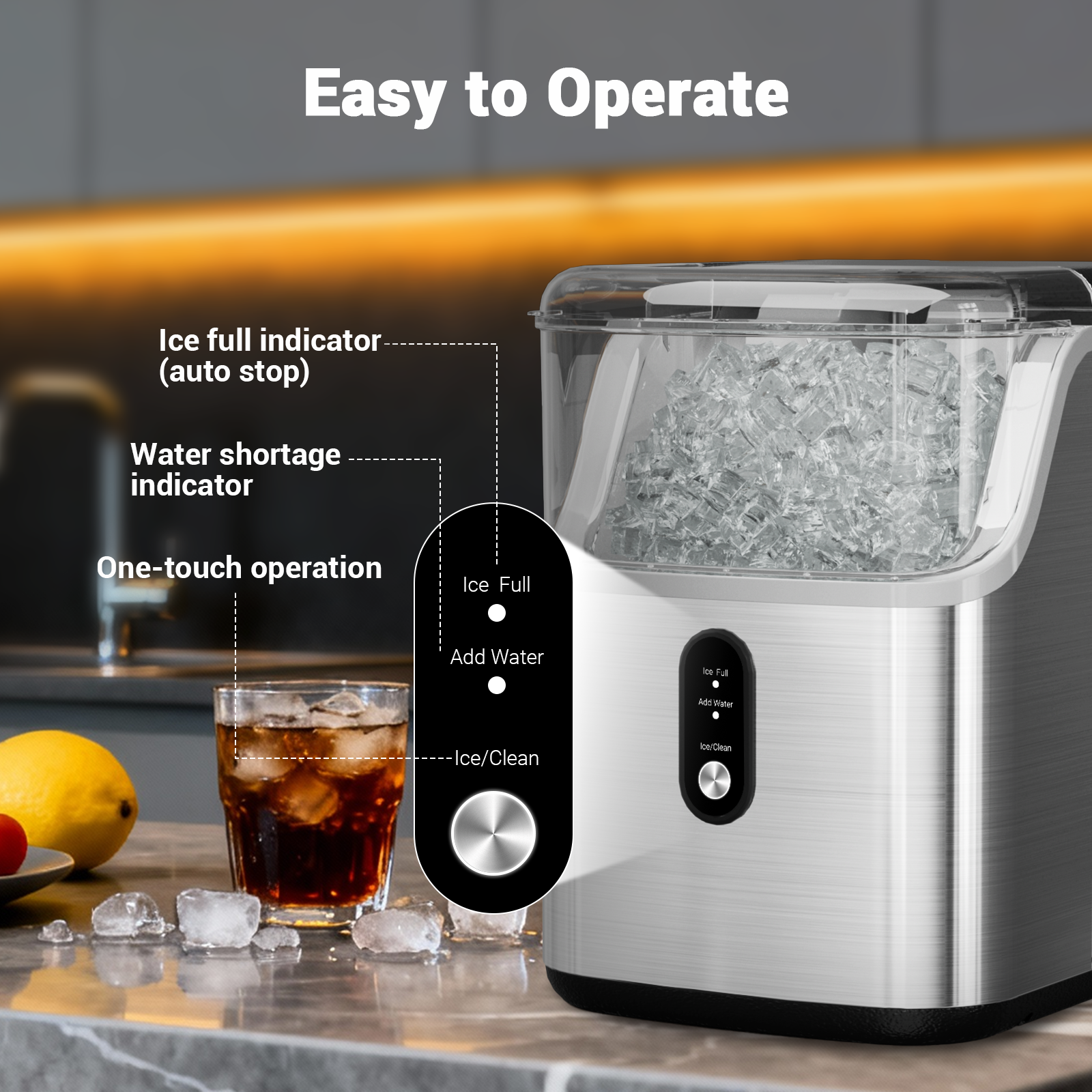Nugget ice Maker countertop, S - Home Office Gear avaliação e preço