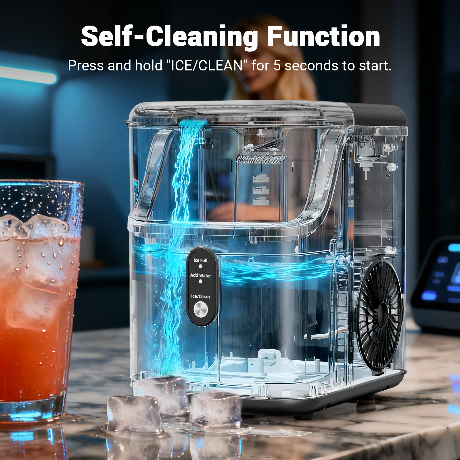 Nugget ice Maker countertop, S - Home Office Gear avaliação e preço