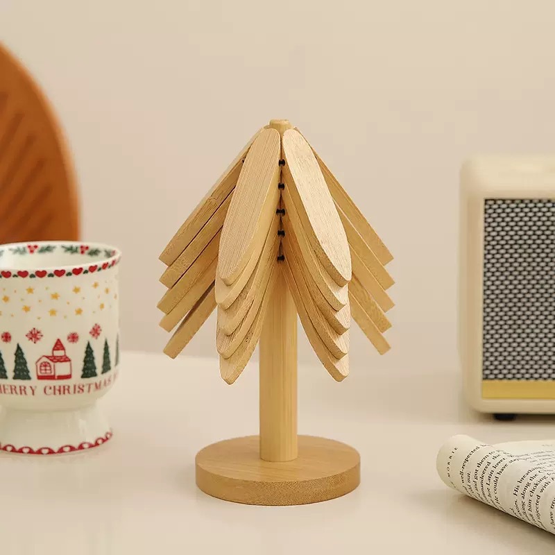 Heat Resistant Tree Shaped Tab - Desktop Organizer Bamboo avaliação e preço
