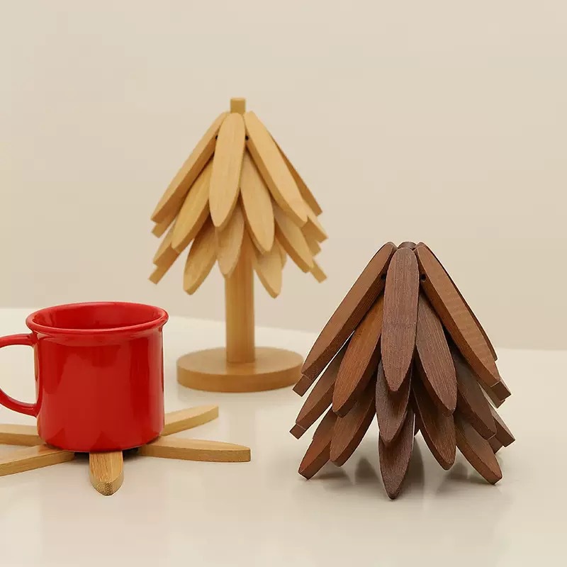 Heat Resistant Tree Shaped Tab - Desktop Organizer Bamboo avaliação e preço