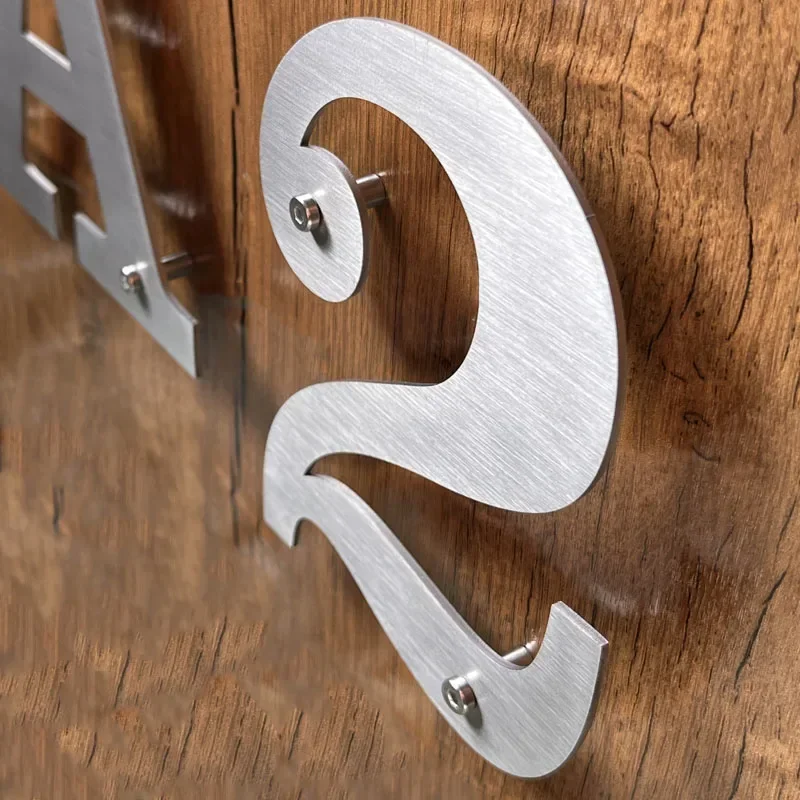 127mm/5in Stainless Steel Lett - Home Office Number avaliação e preço