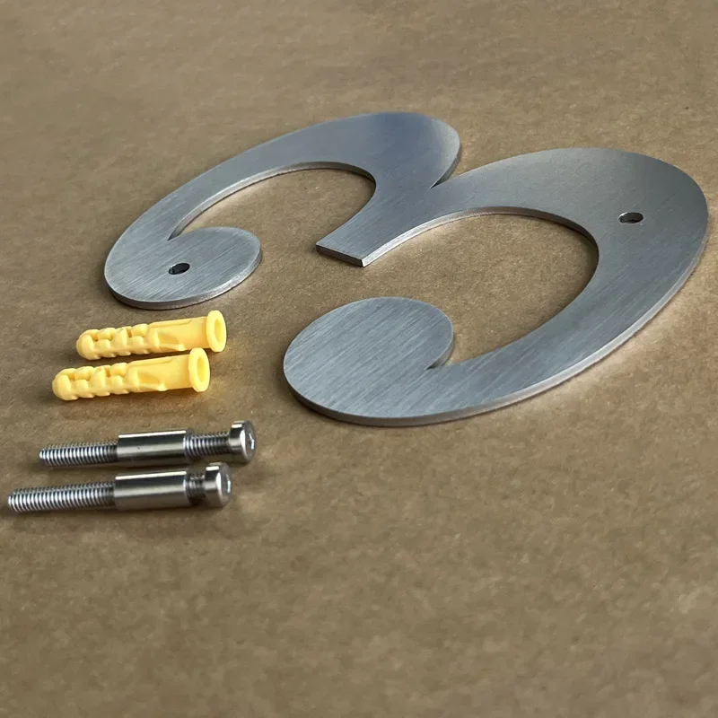 127mm/5in Stainless Steel Lett - Home Office Number avaliação e preço