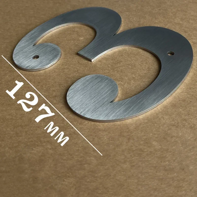127mm/5in Stainless Steel Lett - Home Office Number avaliação e preço