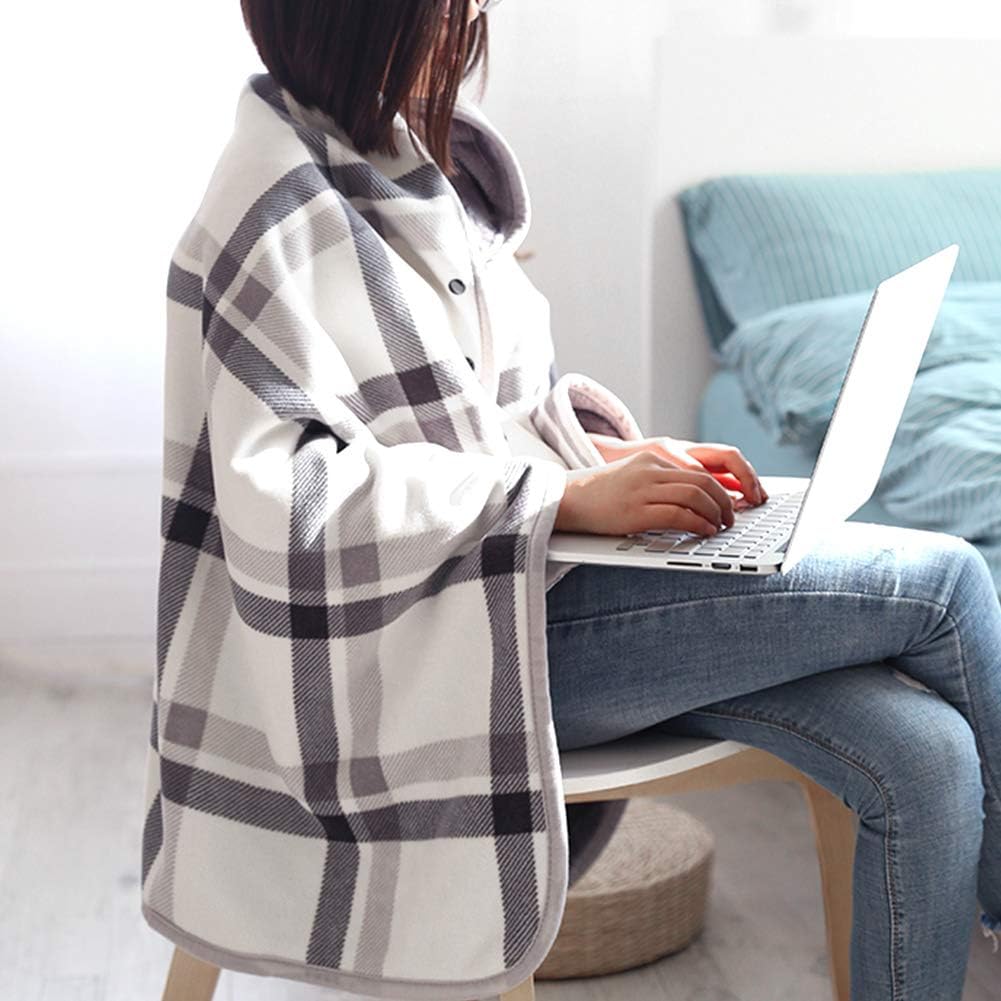 Wearable Blanket Throw Plush F - Home Office With Sofa avaliação e preço