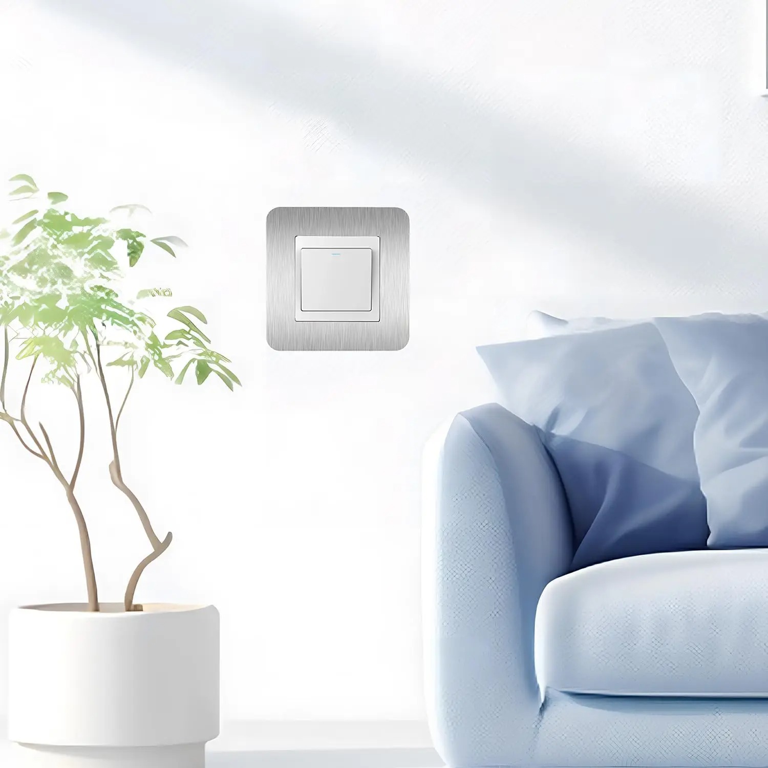 4pcs Silvery Self-Adhesive Lig - Home Office Of Uk avaliação e preço