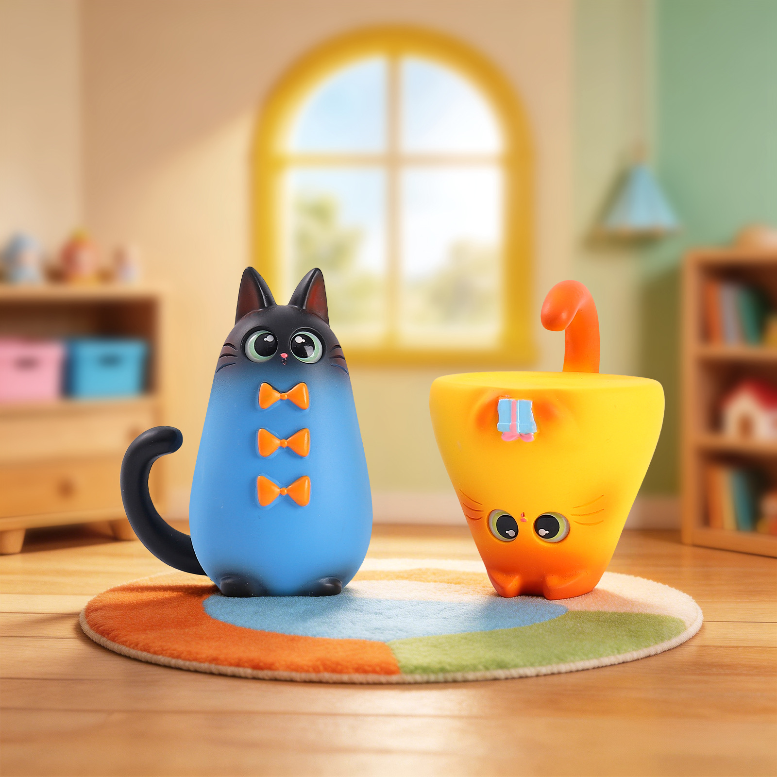 Blind Box Cat Figurine Resin C - Home Office Desk Ideas avaliação e preço