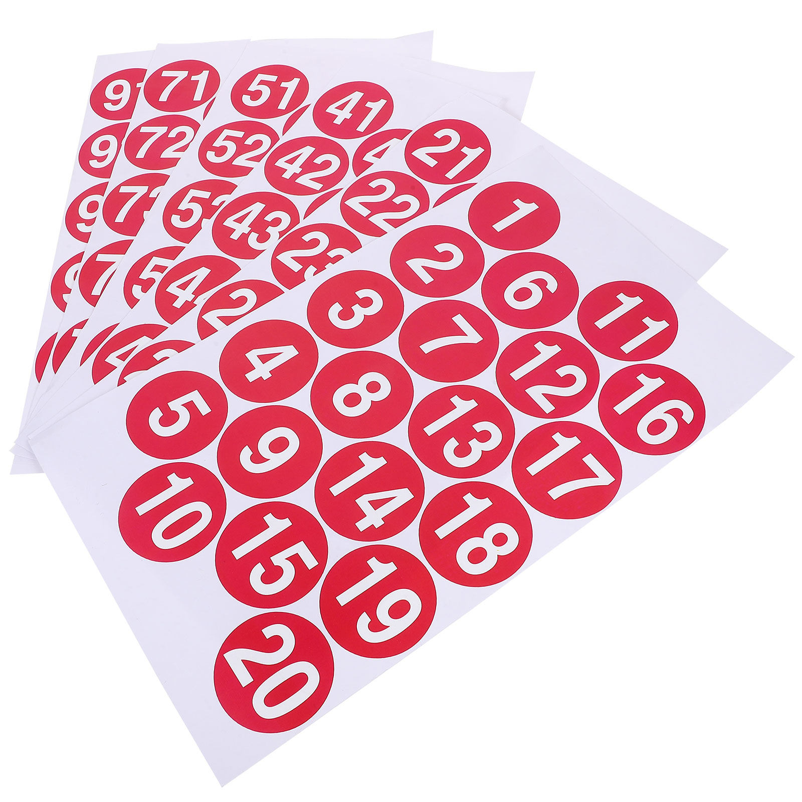 1Set Waterproof Number Sticker - Home Office Number avaliação e preço