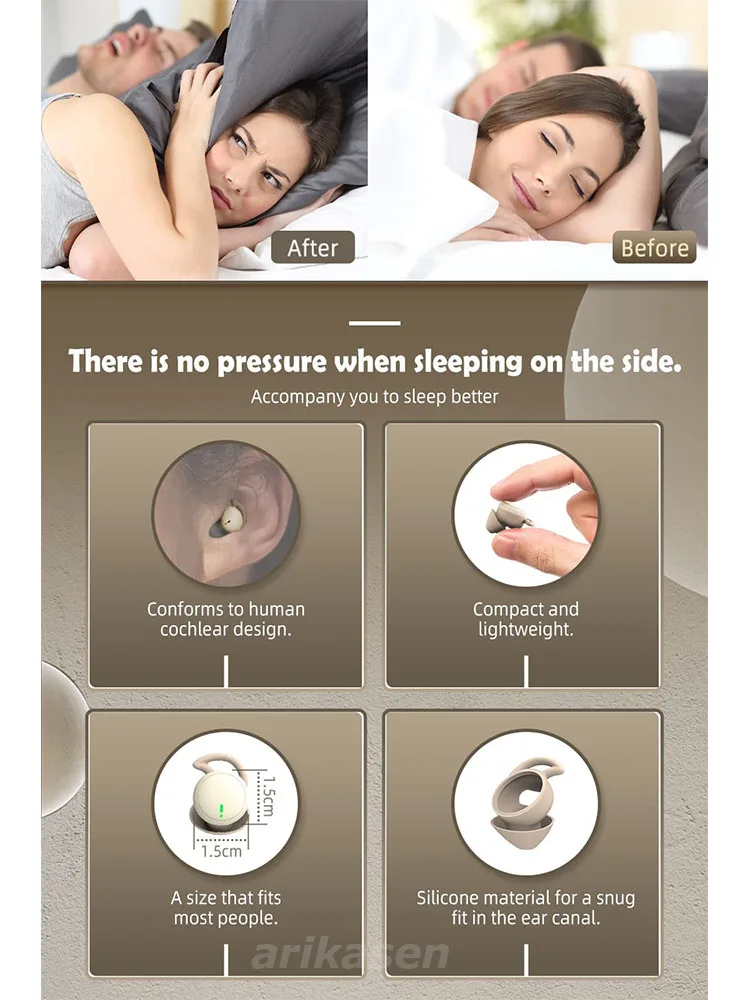 Bluetooth Sleeping Earbuds Min - Home Office Google avaliação e preço