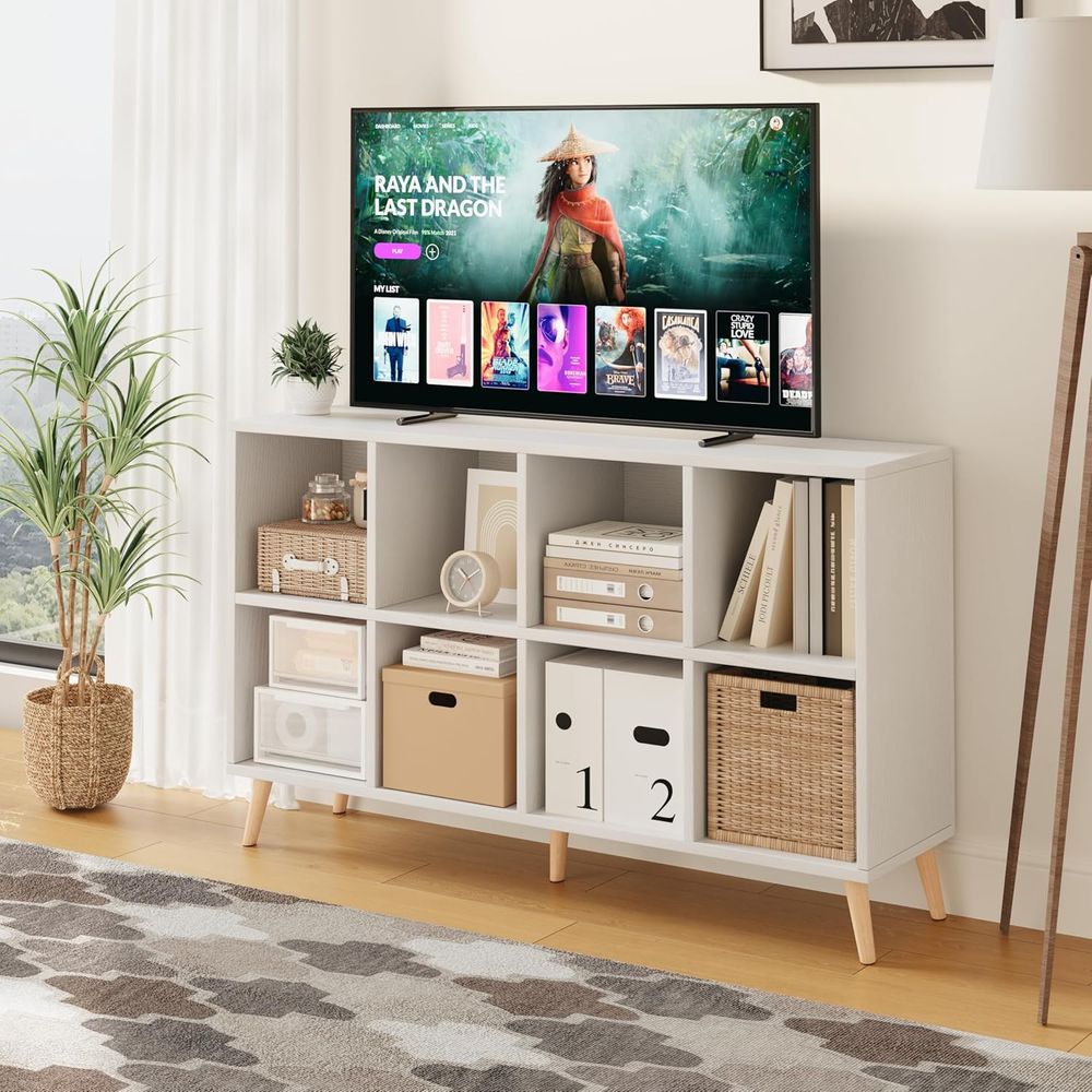 2 Tier Wooden Bookshelf with L - Home Office Bookshelves avaliação e preço