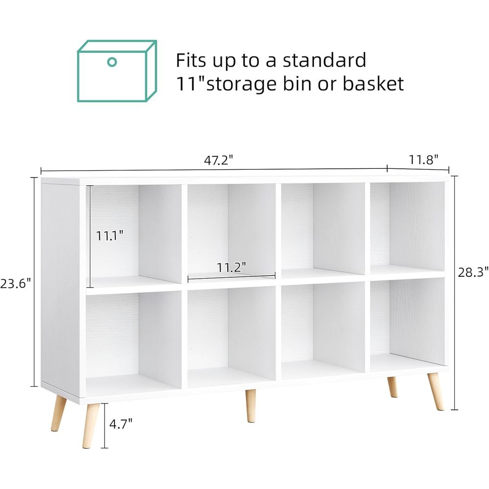 2 Tier Wooden Bookshelf with L - Home Office Bookshelves avaliação e preço