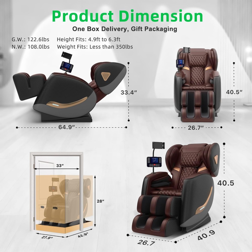 Full Body Zero Gravity Massage - Home Office With Sofa avaliação e preço