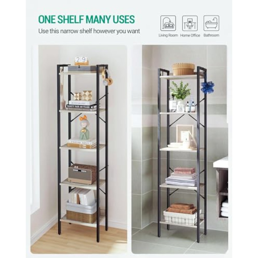 Bookshelf, Book Shelf, Industr - Home Office Bookshelves avaliação e preço