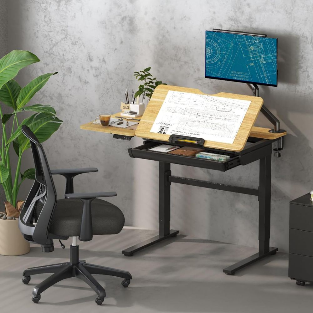 Adjustable Height Electric Sta - Home Office Desks avaliação e preço