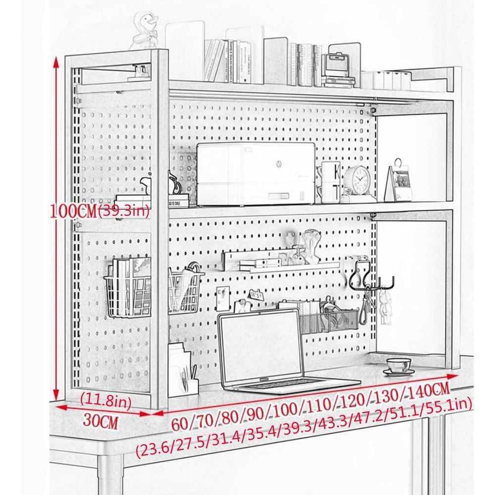 Multipurpose Desk Storage and  - Home Office Bookshelves avaliação e preço