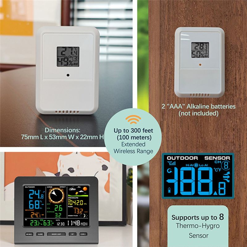 ABJN-Wireless Weather Station  - Home Office Google avaliação e preço
