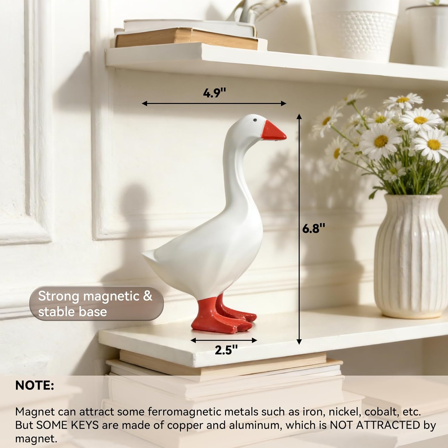 Magnetic Goose Key Holder Cute - Home Office Desk Ideas avaliação e preço