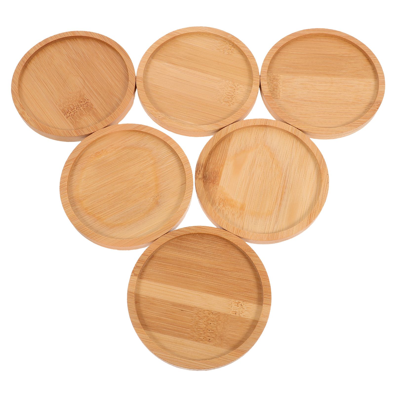 6pcs Mosaic Coaster Hot Pads K - Desktop Organizer Bamboo avaliação e preço