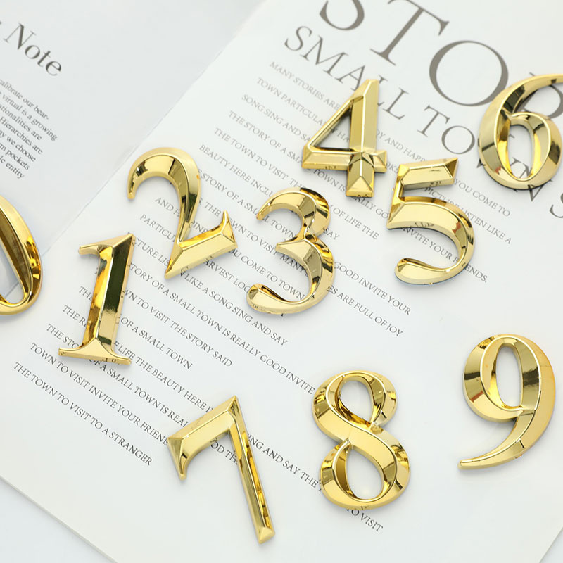 1PC Self Adhesive 3D Number St - Home Office Number avaliação e preço