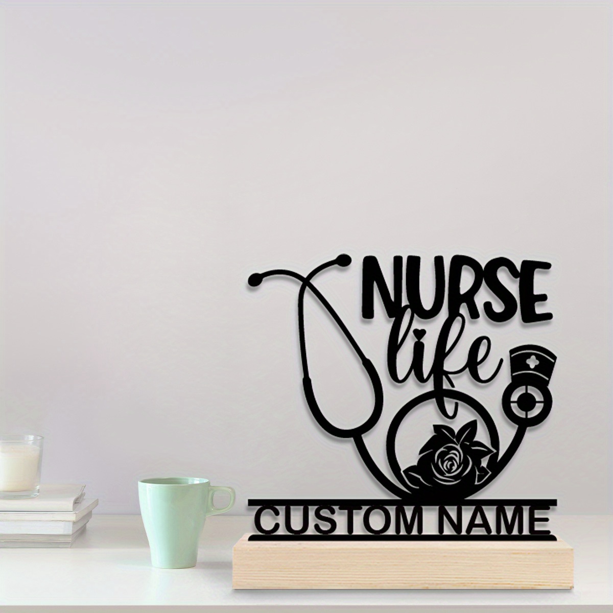 Personalized Nurse Metal Art D - Home Office Art avaliação e preço