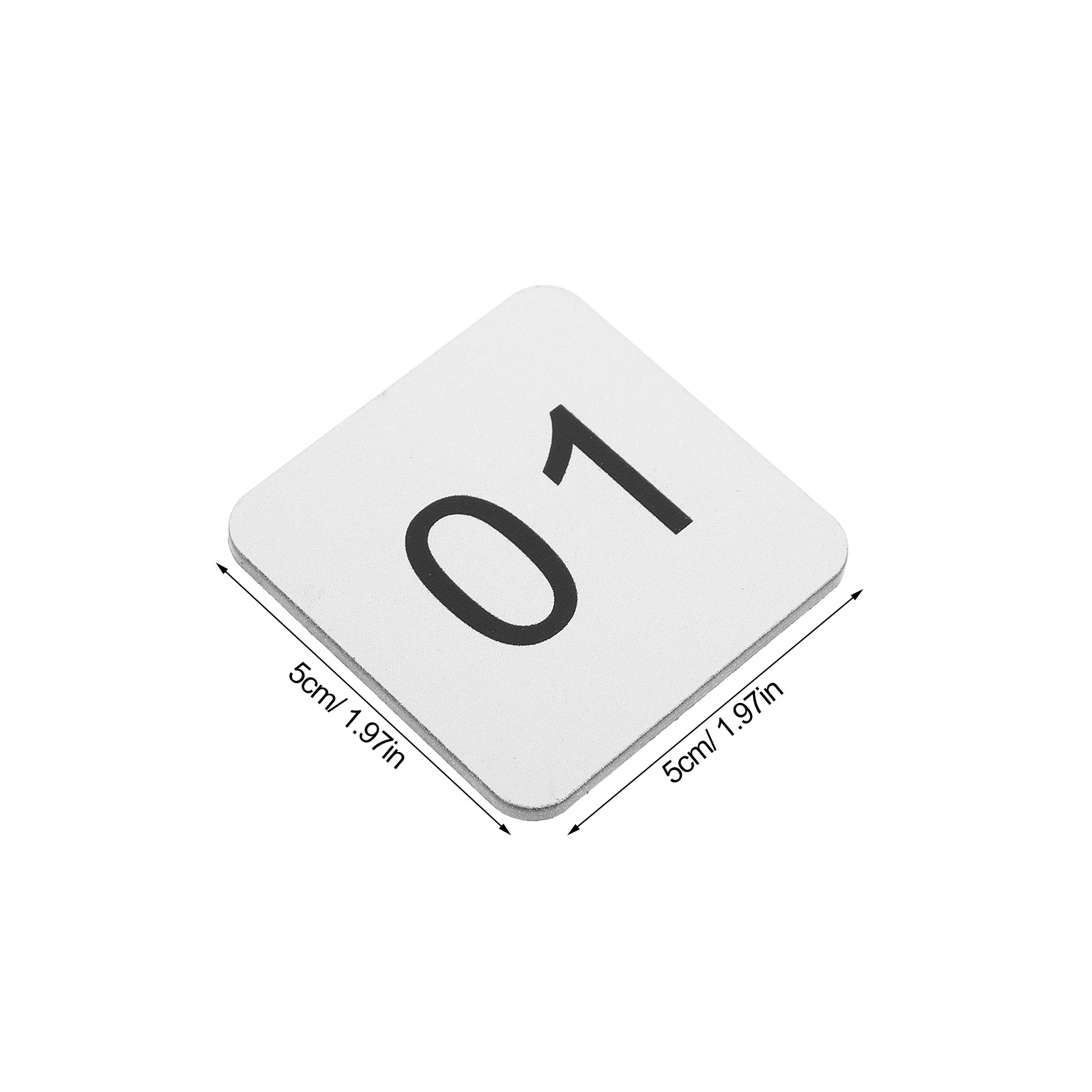 20Pcs Self-Adhesive Acrylic Nu - Home Office Number avaliação e preço