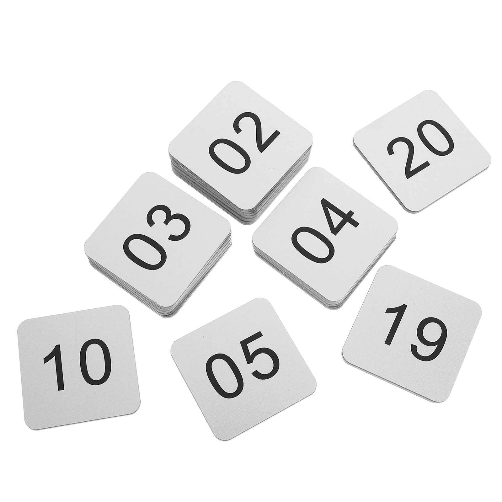 20Pcs Self-Adhesive Acrylic Nu - Home Office Number avaliação e preço